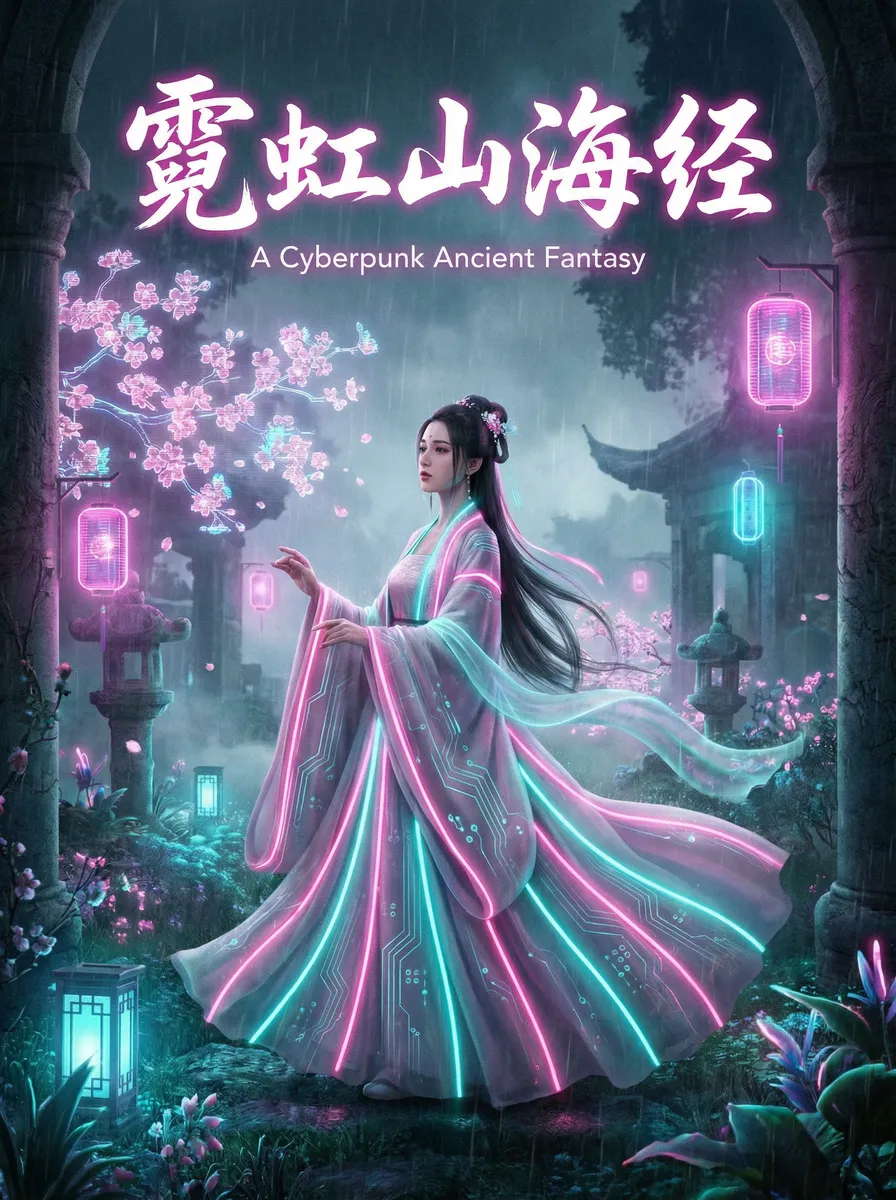 口交是什么 古风奇缘短剧 - 霓虹山海经海报